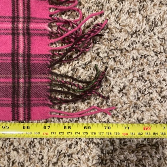 Coach women's pink patterned scarf, like new. - Picture 4 of 5